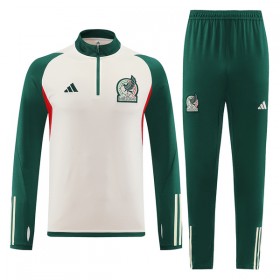 Tréninkový Mikina Mexiko Quarter Zip White Zelená 2022
